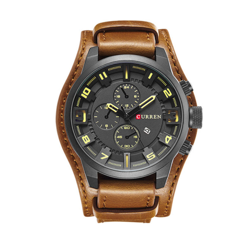 Reloj Curren 8225 Cuero Vintage